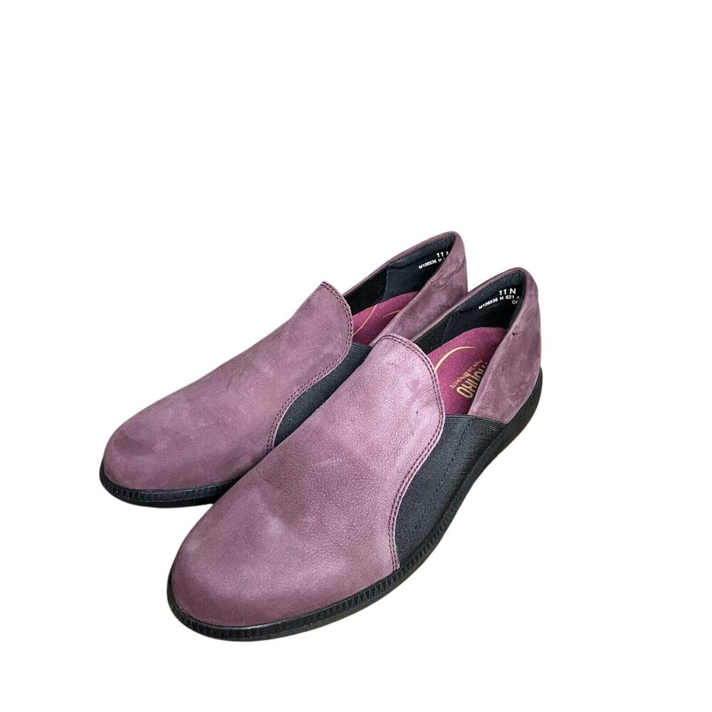 Munro Clay Wine Suede Slip on Shoes‎ Women's Size 11